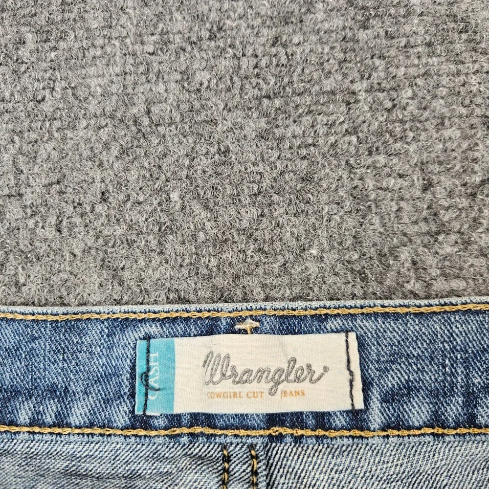 Wrangler Cash Cowgirl Cut Jeans Blue Denim Bootcut WRC10RR 11/12 x 32